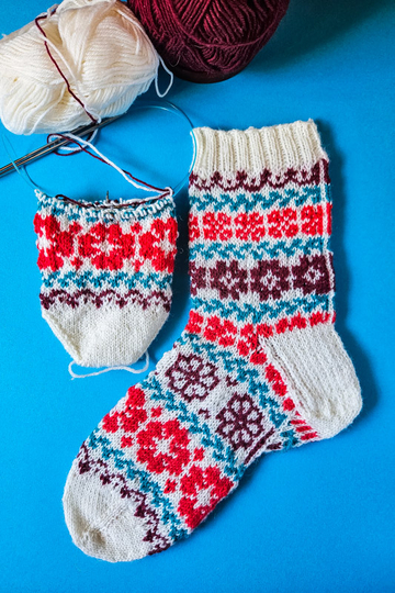 Leftover Buffet No.1  Socken Restesocken