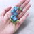 Crochet Forget Me Not Brooch Pattern