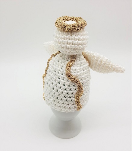 Blog-Inhaltsbild für 'Kostenlose Engel Eierwärmer Häkelanleitung'