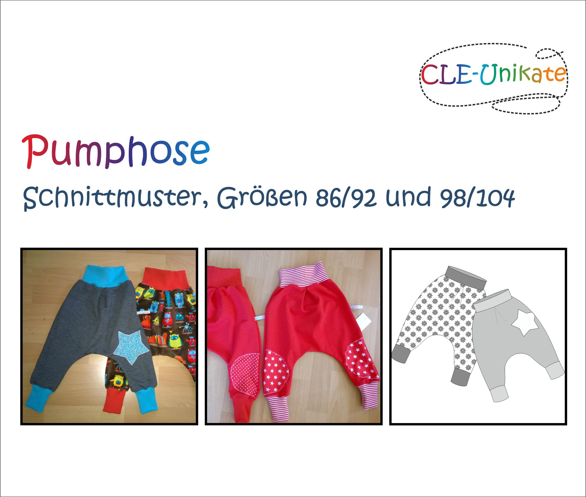 Pumphose Grossen 86 92 Und 98 104