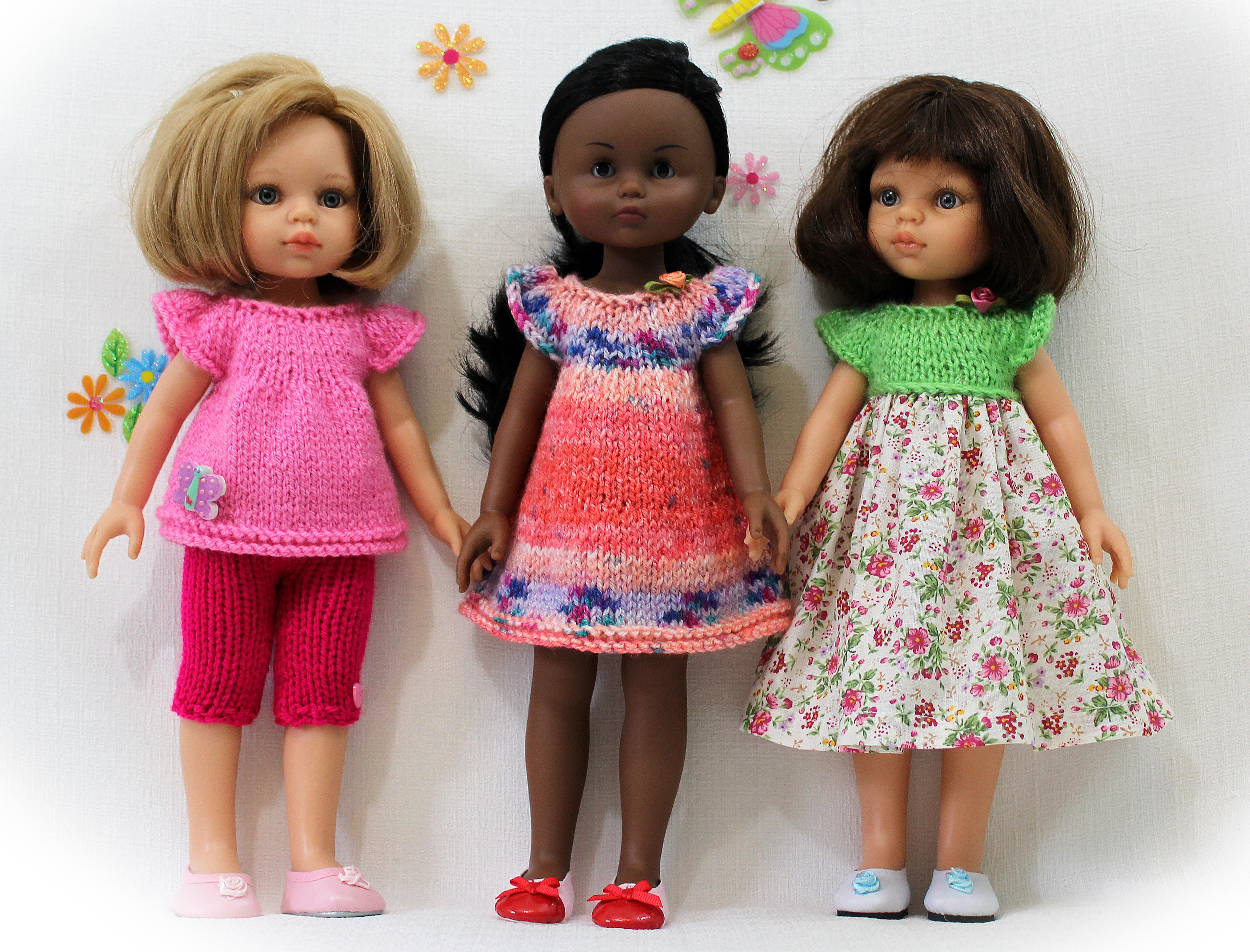 Carole les Cheries doll paola reina Amigas doll Purple black party doll dress doll dress fo 13-14 dolls outfit dress