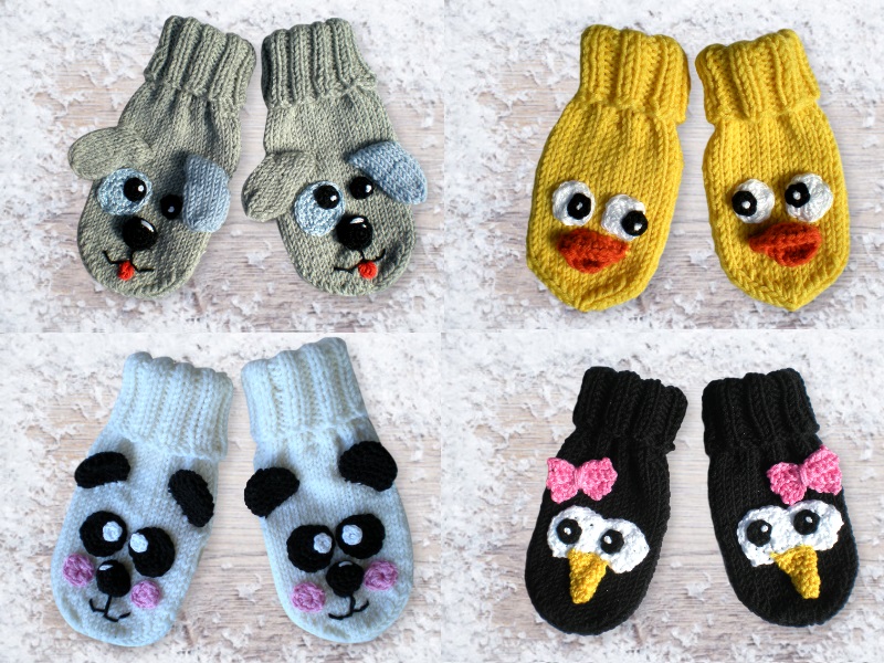 3 Paar Babyhandschuhe Rosa - Warme Fleece Handschuhe Aus Baumwolle & Lammwolle Für Kleinkinder