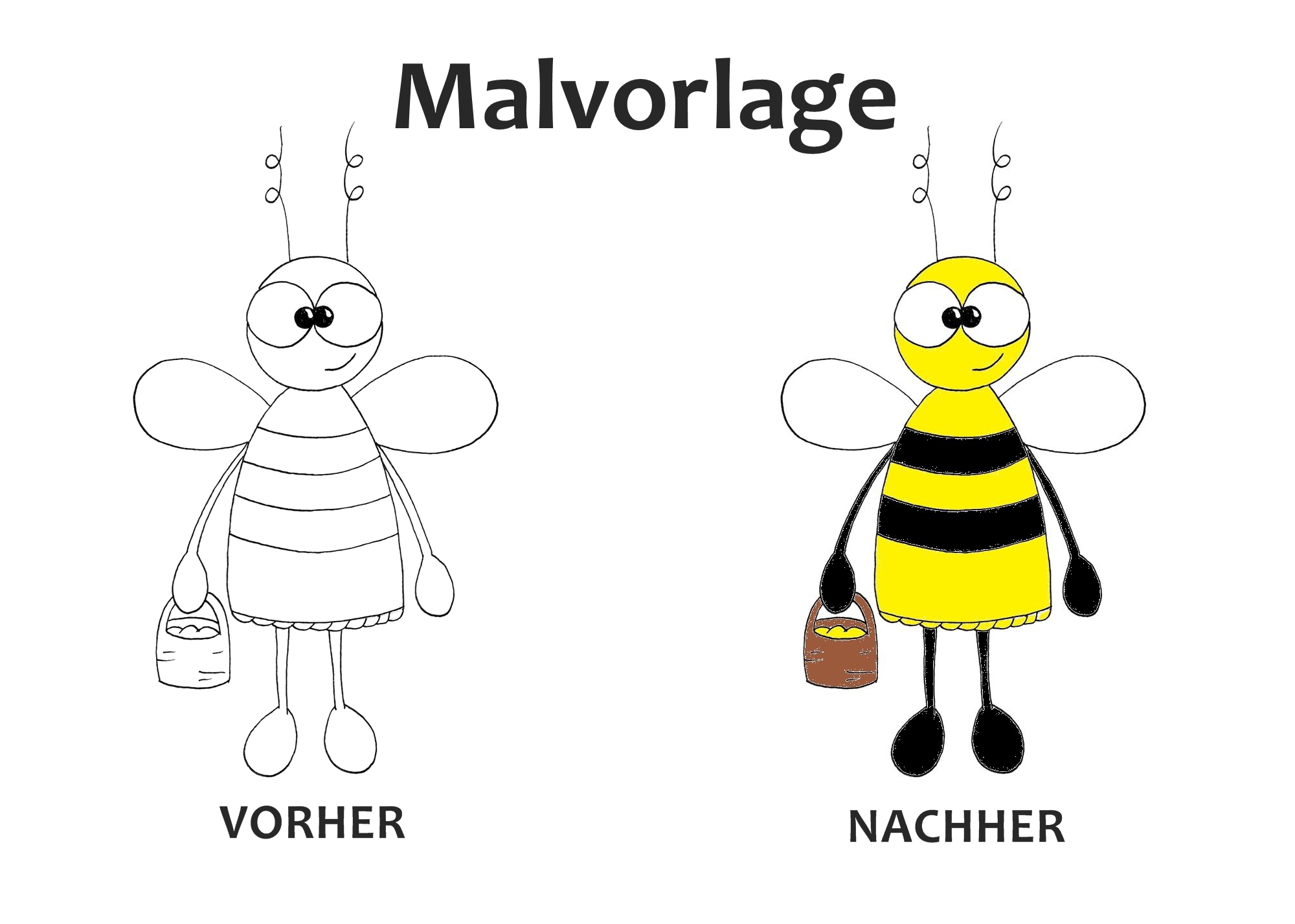 Malvorlage Biene Pdf Datei