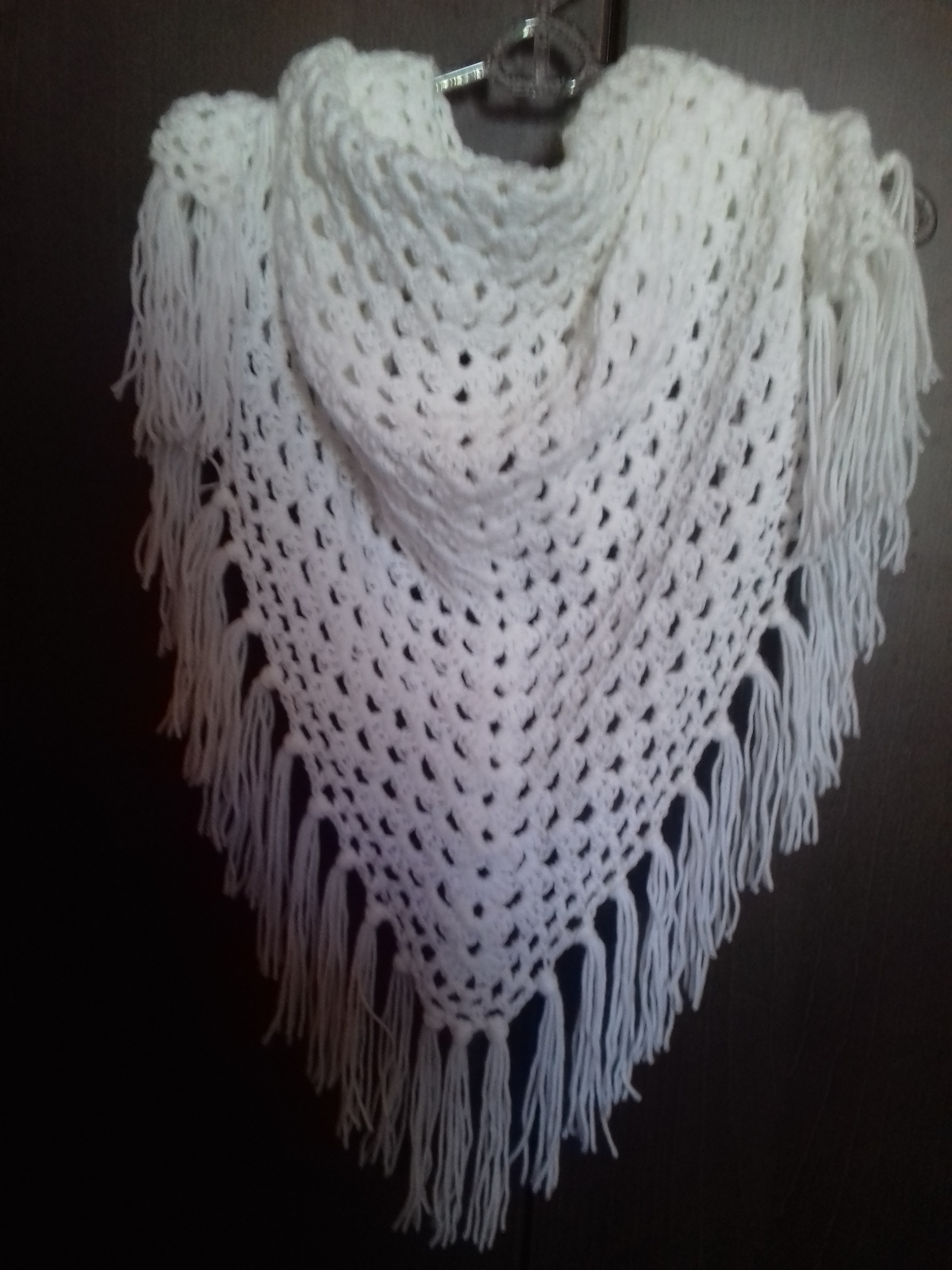 granny omslagdoek haken