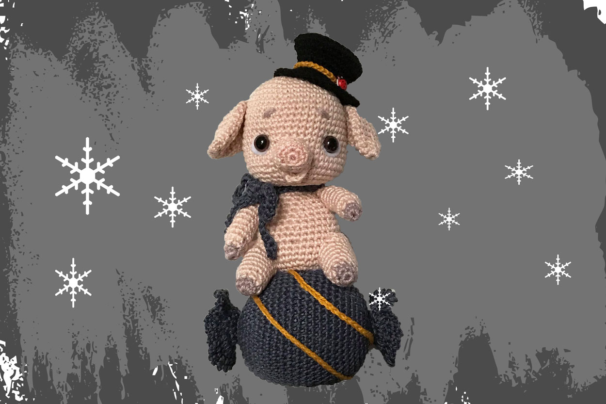 Lucky pig - Candy New Year´s decoration Pattern Amigurumi