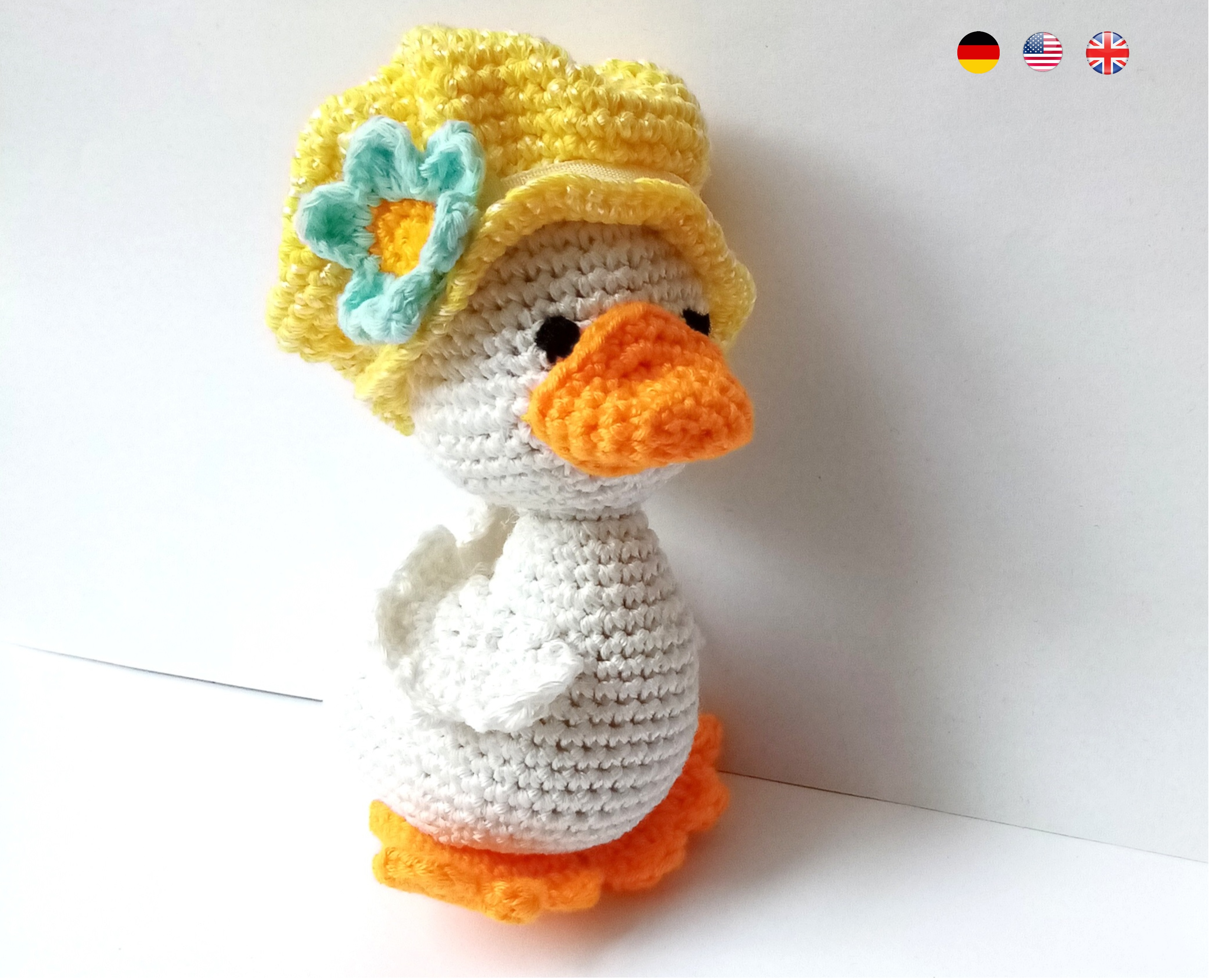 Crochet Chunky Duck Amigurumi Pattern -  Norway