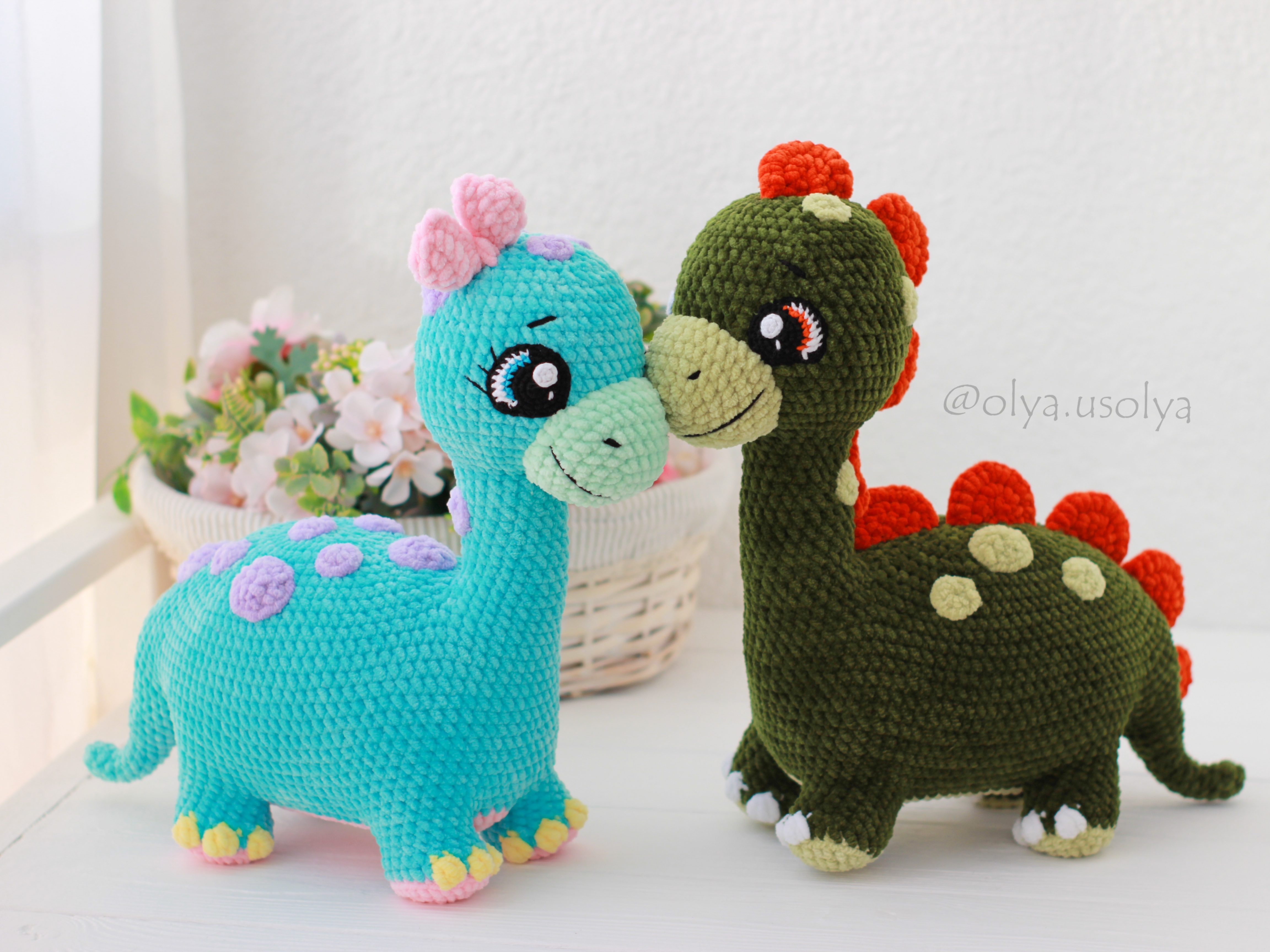 Dino Dragon Crochet Plushie: Crochet pattern