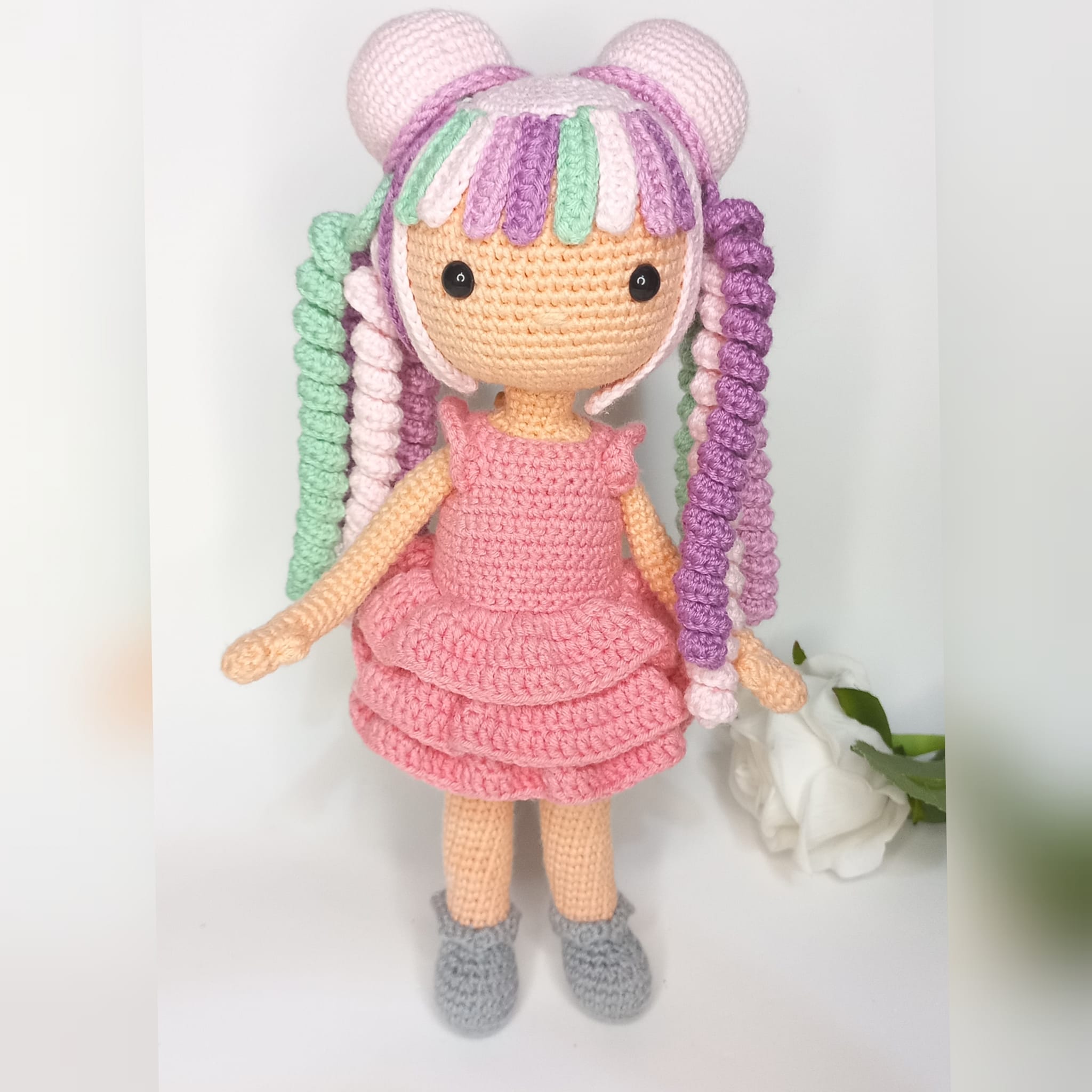 Crochet pattern doll Ella
