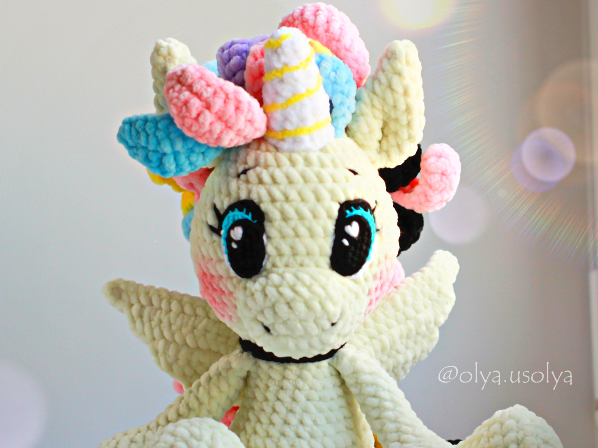 Free Crochet Unicorn Pattern - Cuddly Stitches Craft