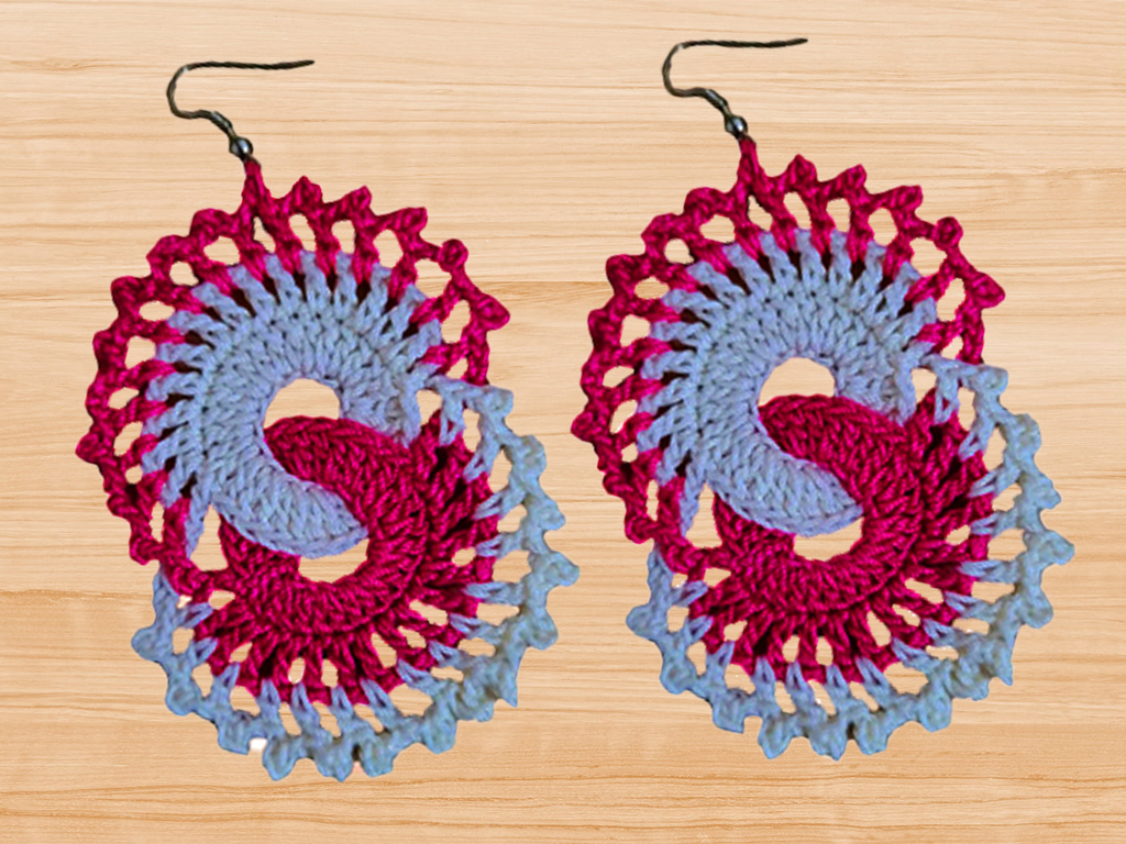 Rasta Power Crochet Earrings Patterns – Hopes Loving Hands