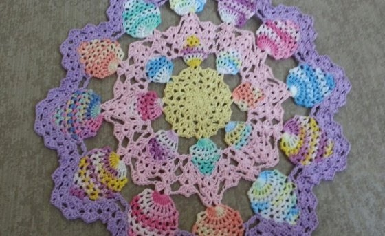 Candied Eggs Doily PDF