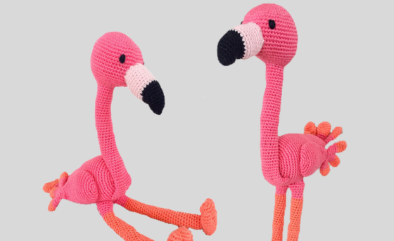 Flamingo crochet pattern amigurumi