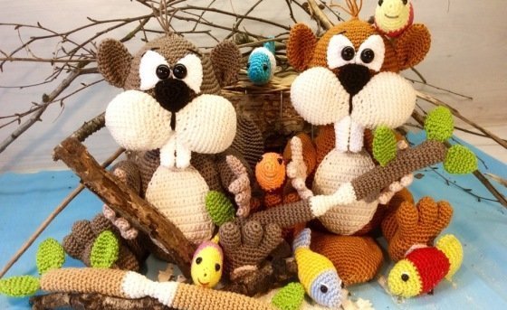 Crochet Pattern Beaver - Little Beaver Hambi - English