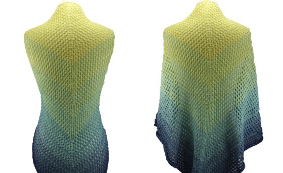 Aschenputtel - triangle shawl (knitting)