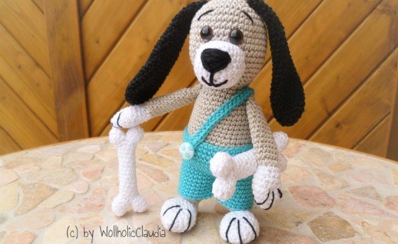 Crochet pattern Dog Waldemar