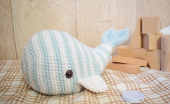 Häkelanleitung zuckersüßer Walfisch HUGO Baby Spieluhr