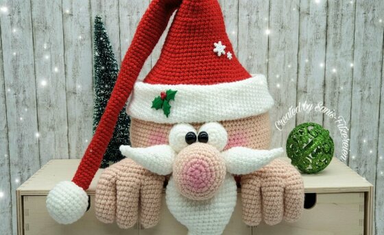 crochet pattern Santa Claus + Reindeer