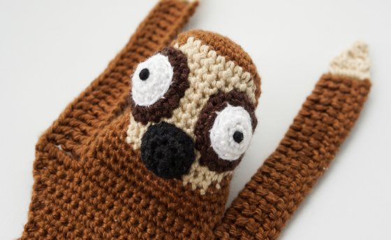 Amigurumi Crochet Sloth Bookmark
