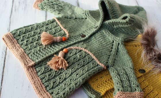 Dolls Coat Knitting Pattern
