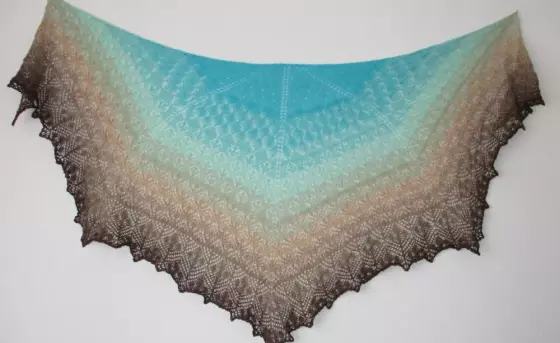 Anleitung Lace-Tuch "Caelestis"
