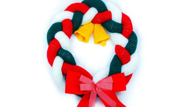 Door Wreath Christmas, something different - Crochet Pattern